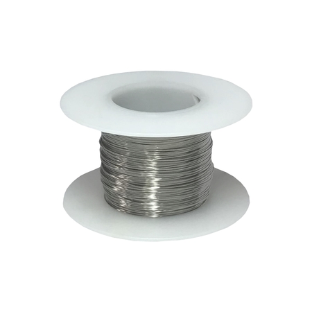 Stainless Steel 316L Wire, 26 AWG Gauge, 0.0159"" Diameter, 100 Feet -  REMINGTON INDUSTRIES, 26SS316L100